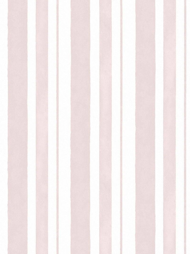 Shabby Chic Pink Watercolour Stripe wallpaper sample A4 - British product