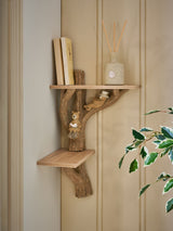 Next Natural Bertie Bear Corner Shelf, 53cm x 28cm- Buy online at McGrocer