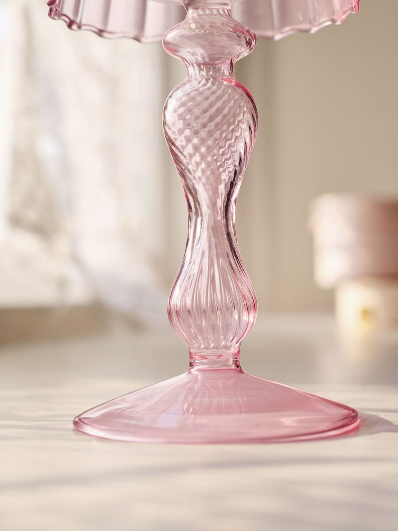 Shabby Chic by Rachel Ashwell pink tea light holder 21cm (British brand)