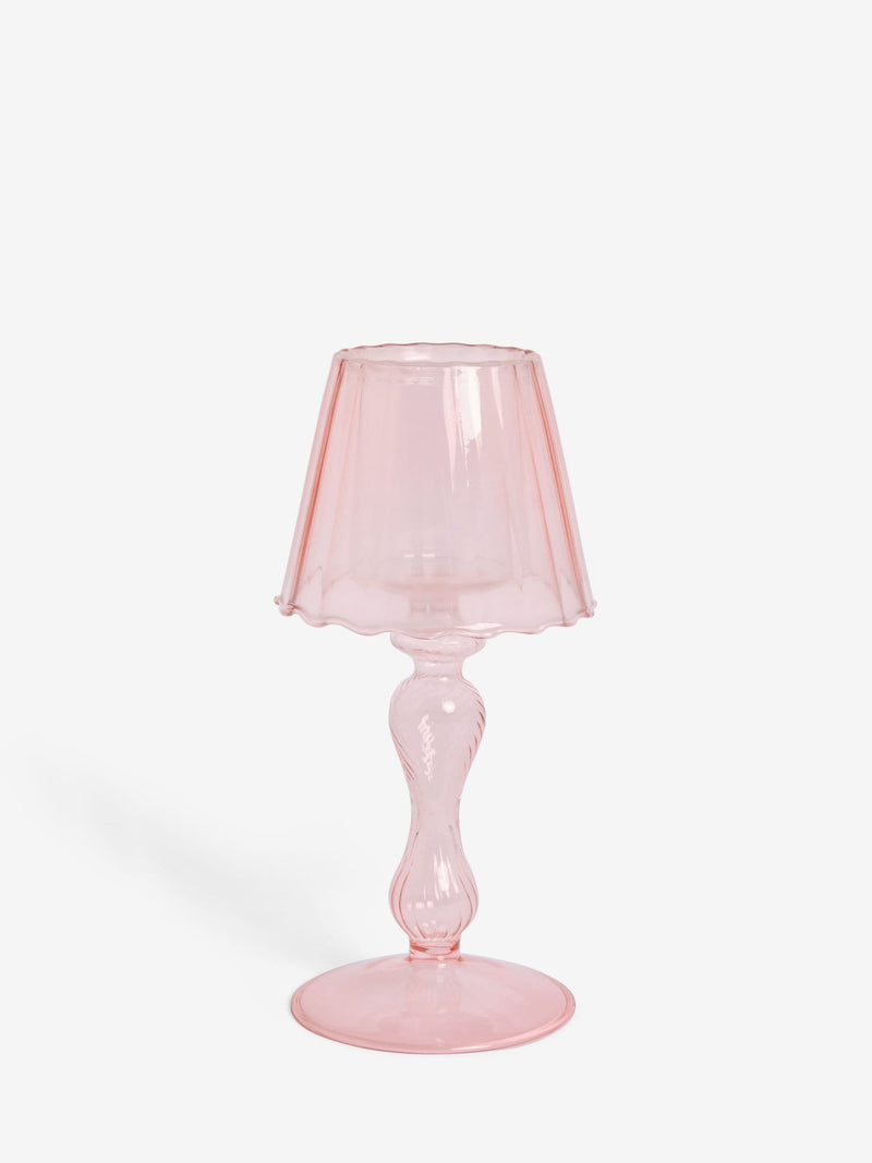 Shabby Chic by Rachel Ashwell pink tea light holder 21cm (British brand)