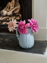 Next Shabby Chic by Rachel Ashwell Blue Embossed Textured Jug Vase Ceramic 22cm- Buy online at McGrocer