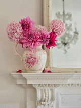 Next Shabby Chic by Rachel Ashwell White Pink Floral Ceramic Vase Jug- Buy online at McGrocer