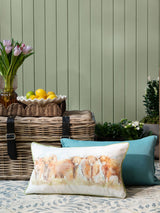 Next Voyage Maison Orange Highland Cattle Outdoor Cushion- Buy online at McGrocer