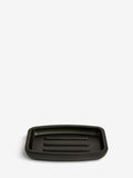 Moderna black soft touch soap dish - British product