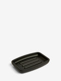 Moderna black soft touch soap dish - British product