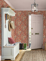 Next Laura Ashley Terracotta Alyworth Trail Wallpaper Sample A4- Buy online at McGrocer