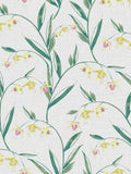 Laura Ashley wallpaper sample Fulwell Fuchsia A4, UK version