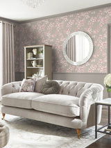 Next Laura Ashley Dark Dove Grey Pollington Roses A4 Wallpaper Sample- Buy online at McGrocer
