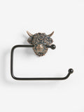 Hamish bronze toilet roll holder - British product