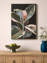 Next Black Robusta Botanical Plant Wall Art with Gold Frame 72 x 52 cm- Buy online at McGrocer