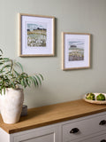 Set of 2 Green Landscape Framed Print Wall Arts