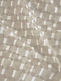 Natural Geometric Reversible Duvet Cover and Pillowcase Set, imported from the UK