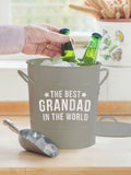 Jonny's Sister personalised grey ice bucket - British product