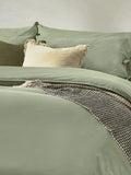 Yard soft sage Mallow Bow Tie duvet cover and pillowcase set (British brand)