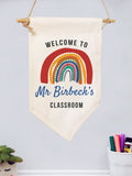 Jonnys Sister personalised classroom pennant 35x21cm, imported from the UK