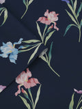 Laura Ashley Midnight Seaspray wallpaper 10m roll - British product