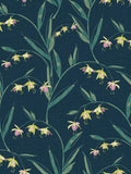 Laura Ashley Fulwell Fuchsia wallpaper roll 10m - British product