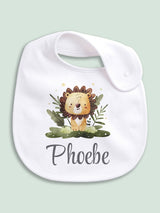 Next Little Years Personalised Lion Cub Baby Bib- Buy online at McGrocer