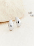Sterling silver mini teardrop earrings 11mm x 6mm (British brand)