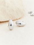 Sterling silver mini teardrop earrings 11mm x 6mm (British brand)