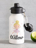 Loveabode personalised ballet water bottle 400ml, UK version