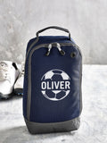 Personalised football boot bag with custom name 8 litres, imported from the UK