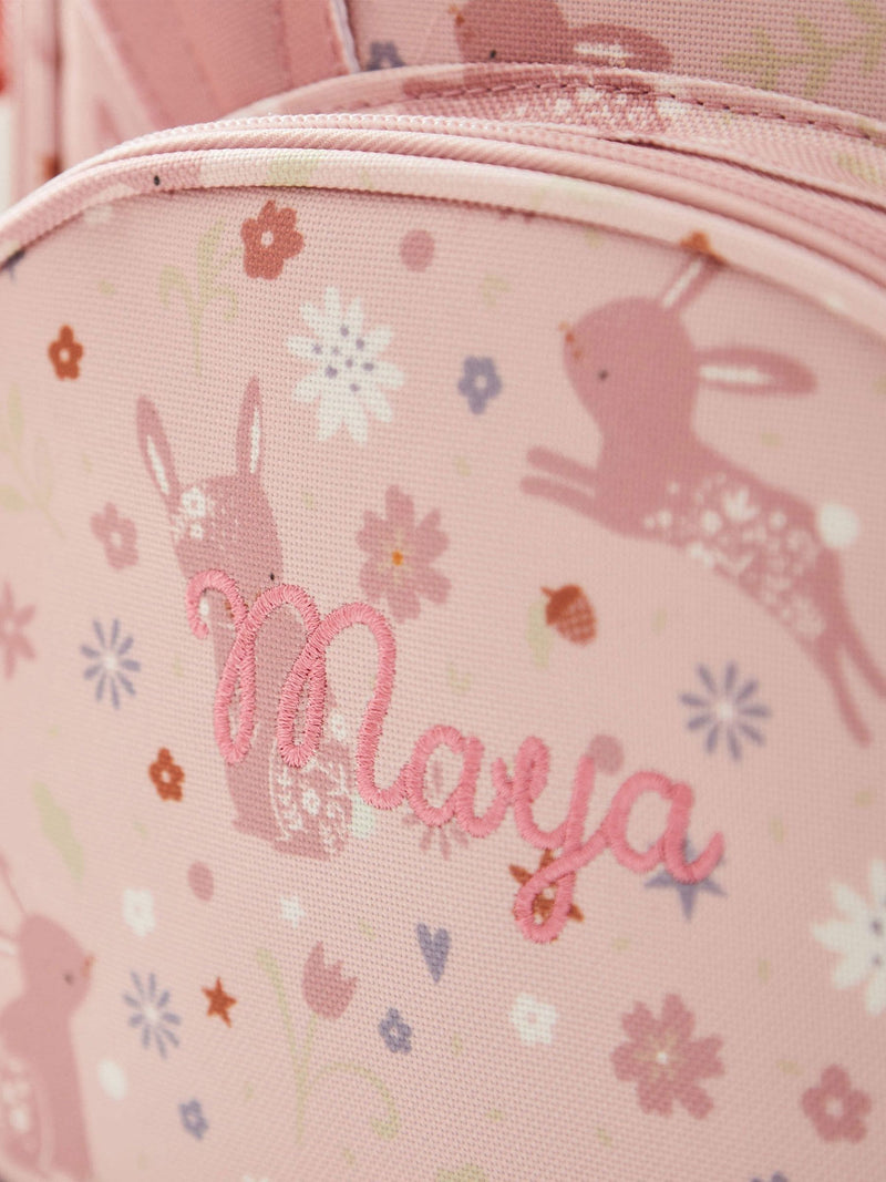 My 1st Years personalised pink bunny lunch bag, imported from the UK