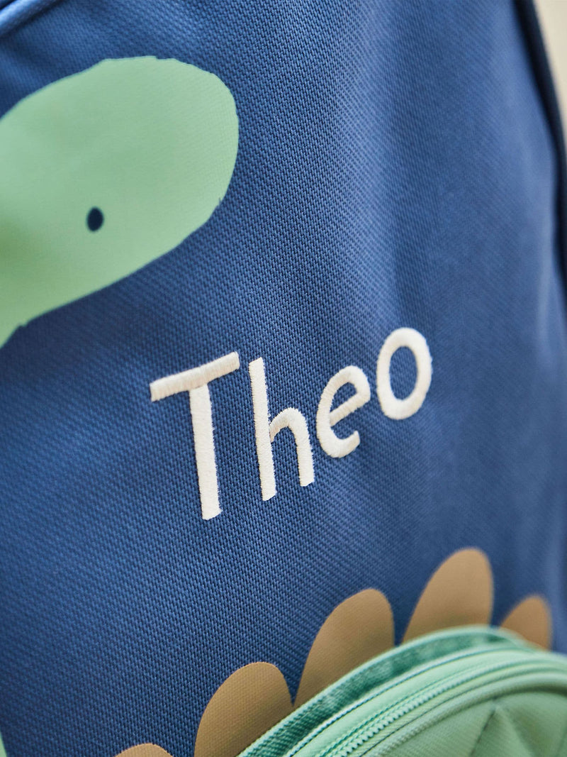 My 1st Years medium personalised dinosaur print backpack - British product