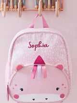 Next My 1st Years Personalised Pink Unicorn Face Medium Backpack- Buy online at McGrocer