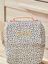 Next My 1st Years Personalised Black and White Polka Dot Print Lunch Bag- Buy online at McGrocer