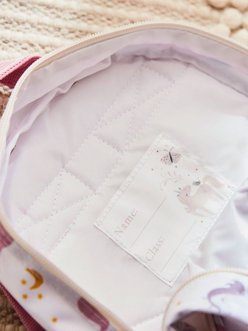 My 1st Years personalised unicorn print mini backpack - British product