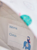 My 1st Years personalised colourful print mini backpack, imported from the UK