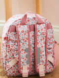 My 1st Years pink ditsy print medium grab handle backpack, UK version