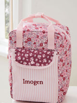 Next My 1st Years Personalised Pink Floral Medium Backpack with Grab Handle- Buy online at McGrocer