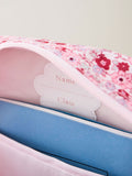 My 1st Years personalised pink floral backpack - British product