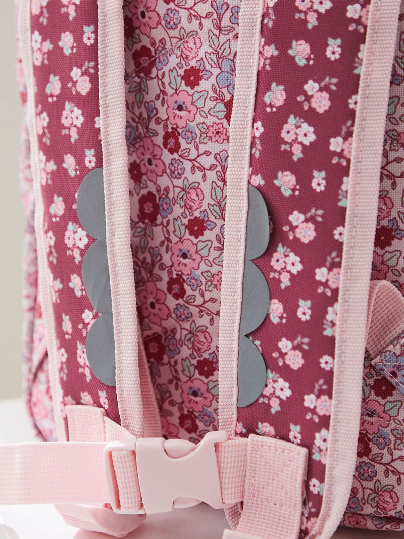 My 1st Years personalised pink floral backpack - British product