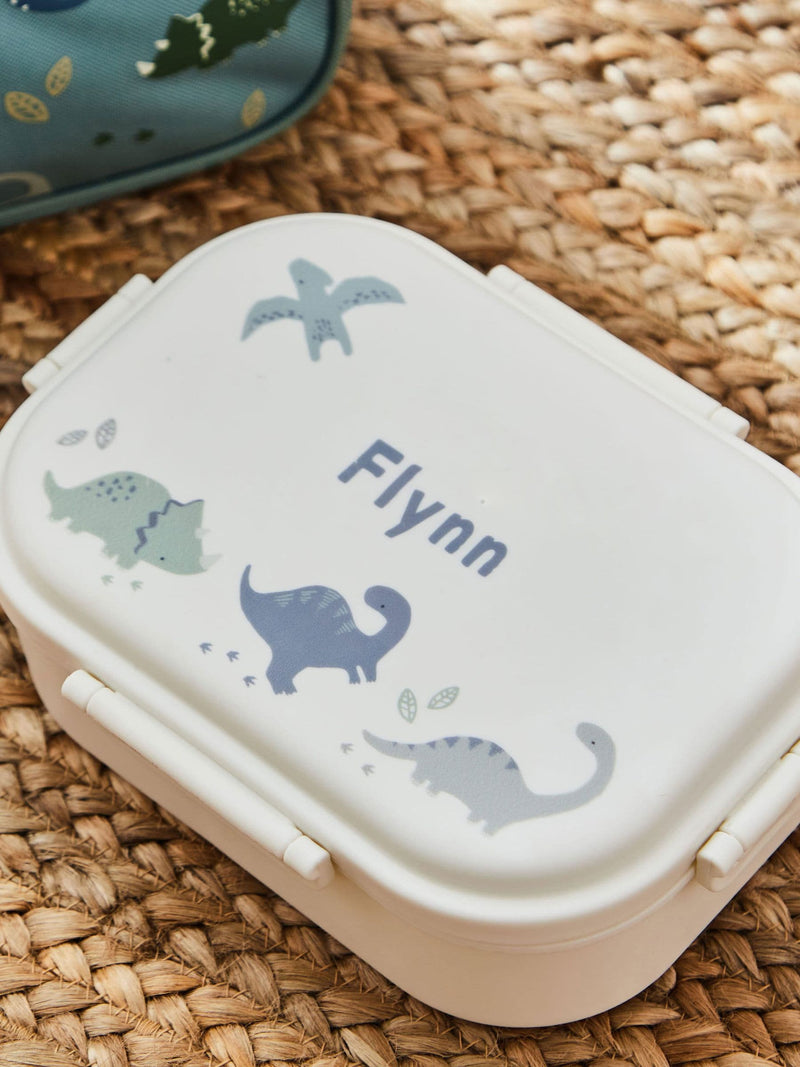 My 1st Years personalised dinosaur design lunch box - British product