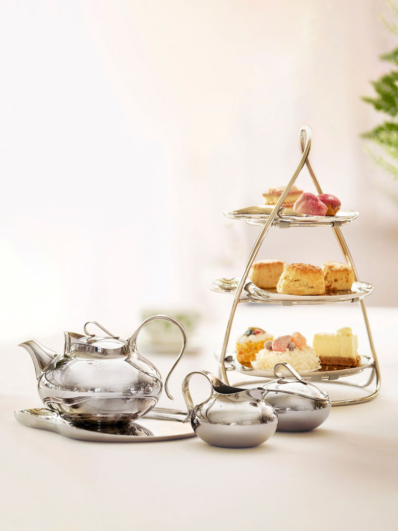 Robert Welch Steel Drift sugar pot 300ml, imported from the UK
