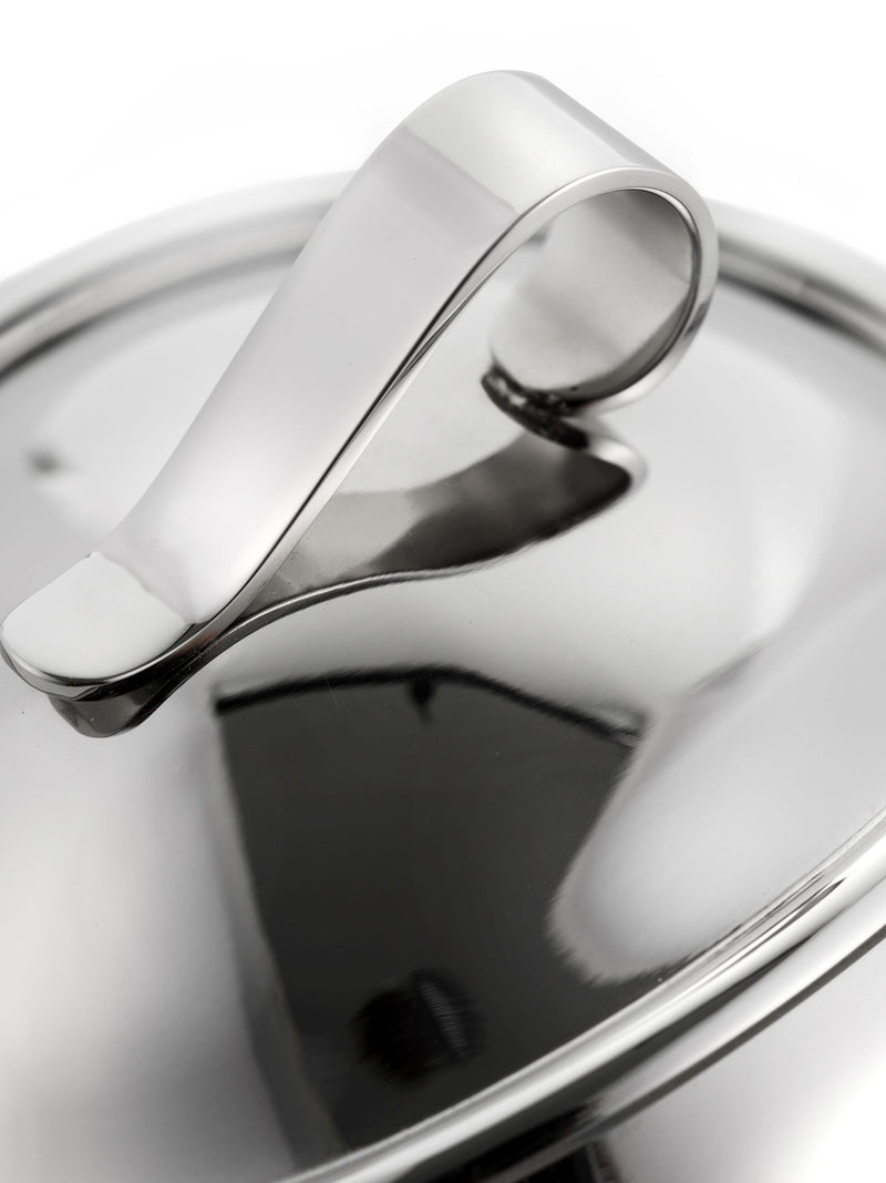 Robert Welch Steel Drift sugar pot 300ml, imported from the UK