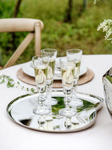 Next Robert Welch Steel Drift Serving Tray 36cm- Buy online at McGrocer