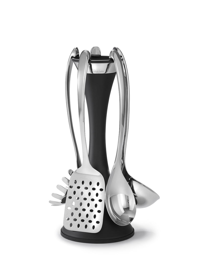 Robert Welch Signature utensil stand set stainless steel, UK version