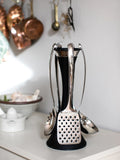 Robert Welch Signature utensil stand set stainless steel, UK version