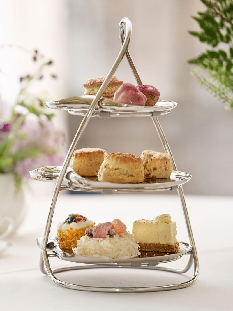 Robert Welch Steel Drift cake stand stainless steel, UK version