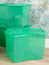 Next Wham Tint Leprechaun Green Crystal Storage Boxes Set of 3 - 80L- Buy online at McGrocer