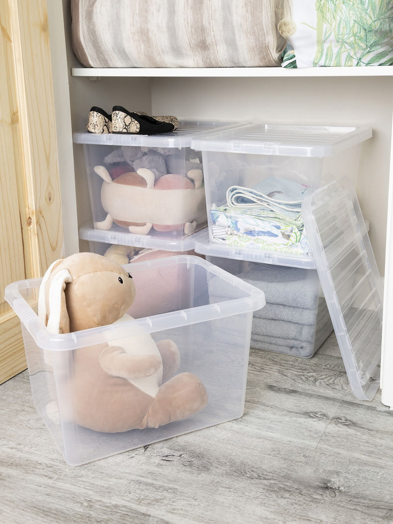 Wham clear storage boxes set of 5 31L - British product