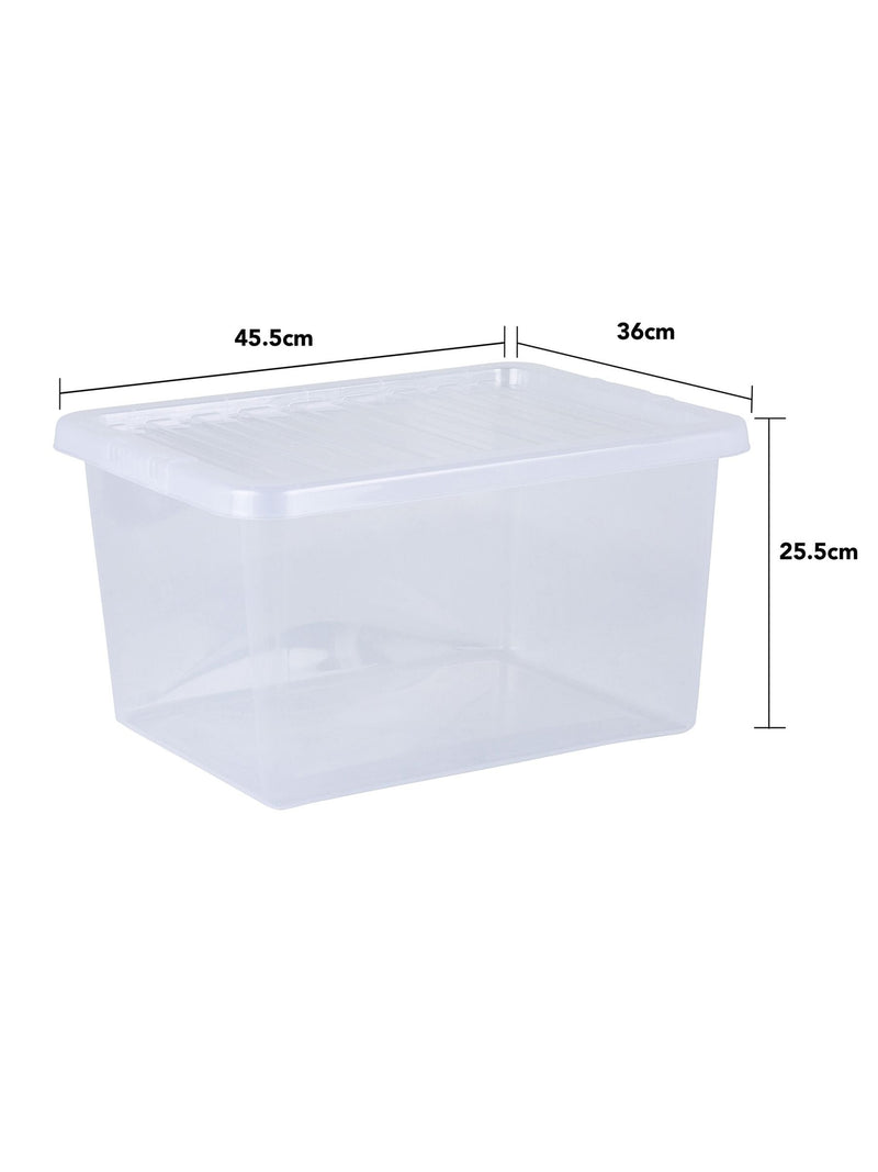 Wham clear storage boxes set of 5 31L - British product