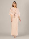 Adrianna Papell pink chiffon cover-up - British product
