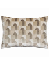 Next Riva Paoletti Natural Keela Cut Velvet Cushion - 50 x 35 x 8cm- Buy online at McGrocer