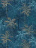 Clarke and Clarke Midnight Palmyra wallpaper, UK version