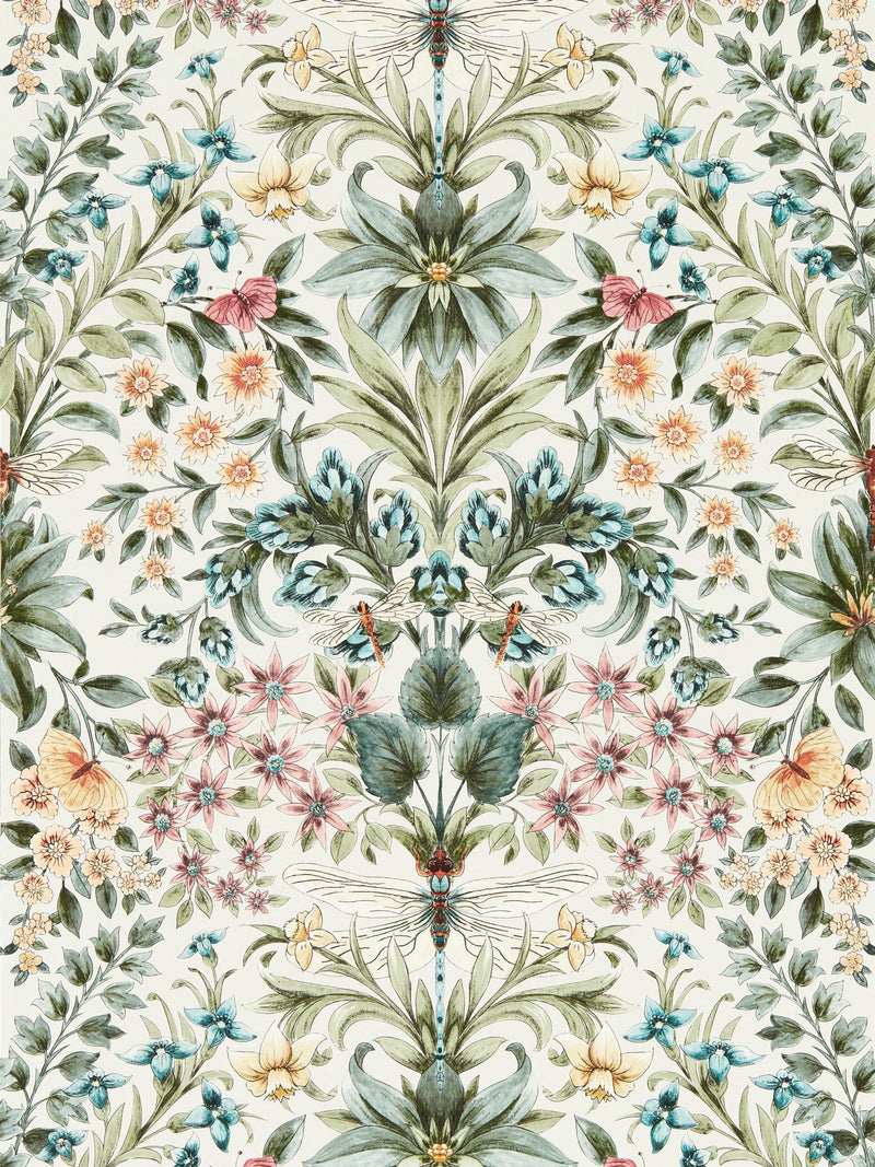 Clarke and Clarke wallpaper Summer Mirabell 10.05m roll, imported from the UK